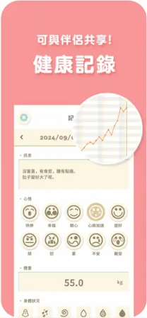 健康记录功能截图